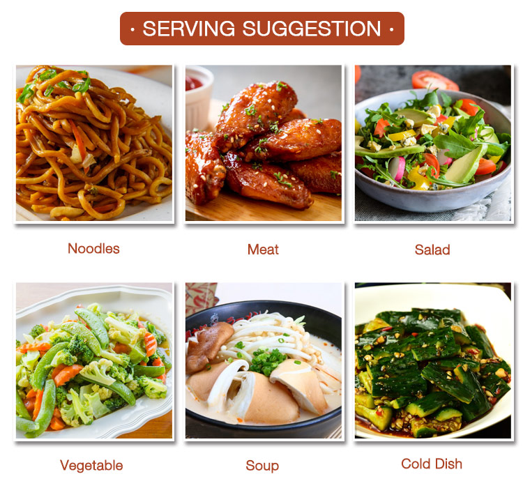 Serving Suggestion - Sesame Oil Servis Öneri - Susam Yağı