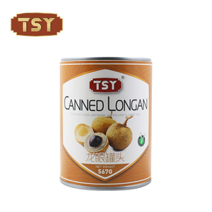 Tatlılar için 565g Konserve Doğal Taze Pişirme Tatlı Konserve Longan