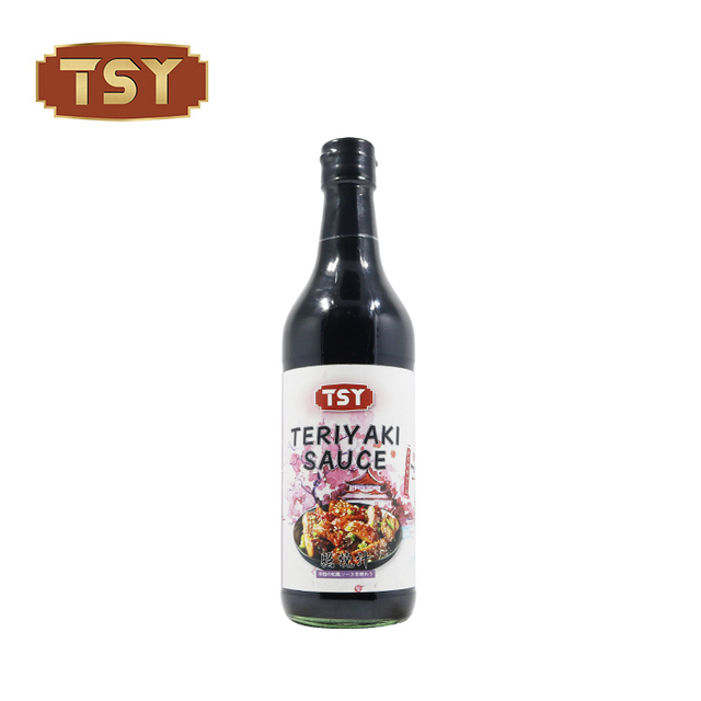 625ml Cam Şişe Otantik Japon Tavada Kızartma Teriyaki Sos