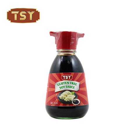 150ml cam şişe Çince glutensiz soya sosu