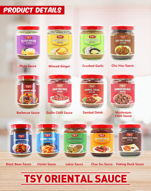 Teşhal için 230g Kanton otantik umami hoisin sosu 