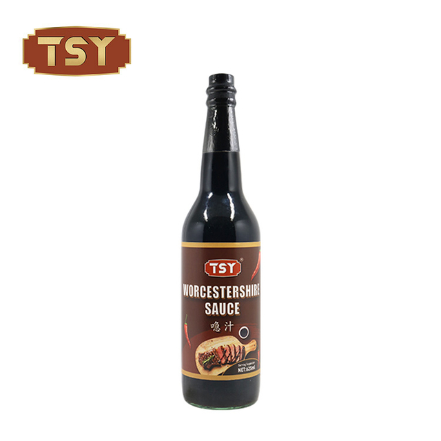Süpermarket için Çin 500ml küçük geleneksel vegan Worcestershire sosu