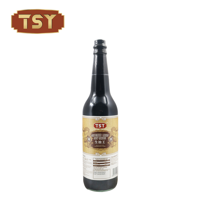 Buharda pişirilmiş balıklar için 500ml MSG NOD Hafif Soya Sos
