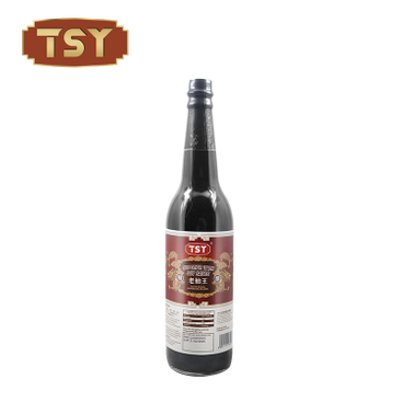 Süpermarket için cam şişe glutensiz koyu soya sosu