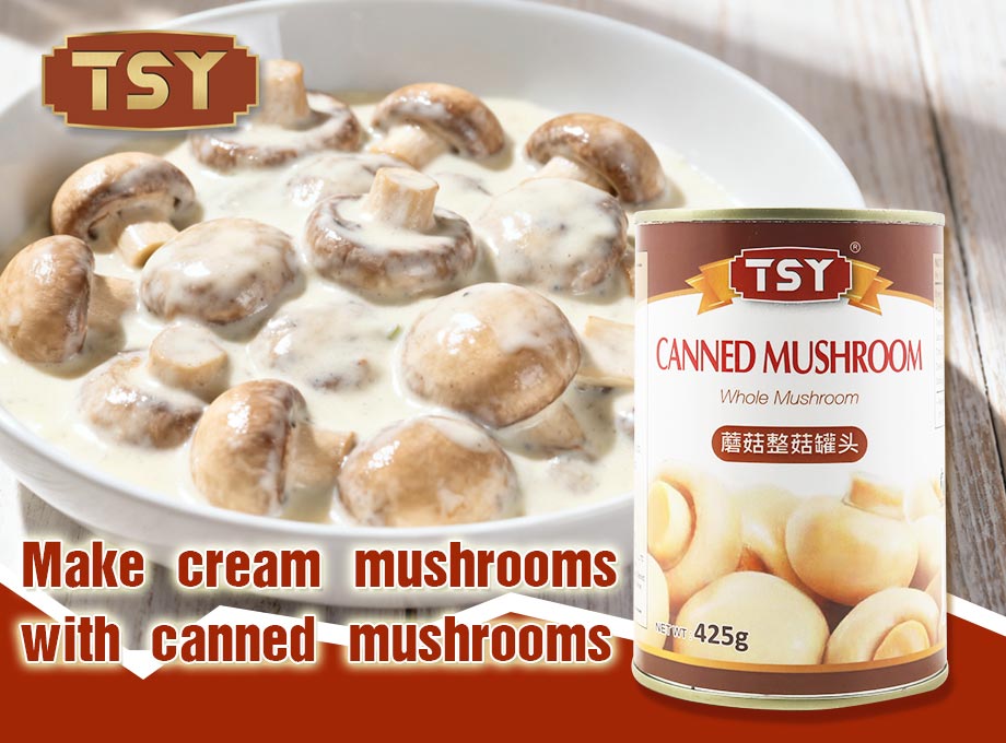 Konserve Mantarlarla Kremalı Mantar Yapın