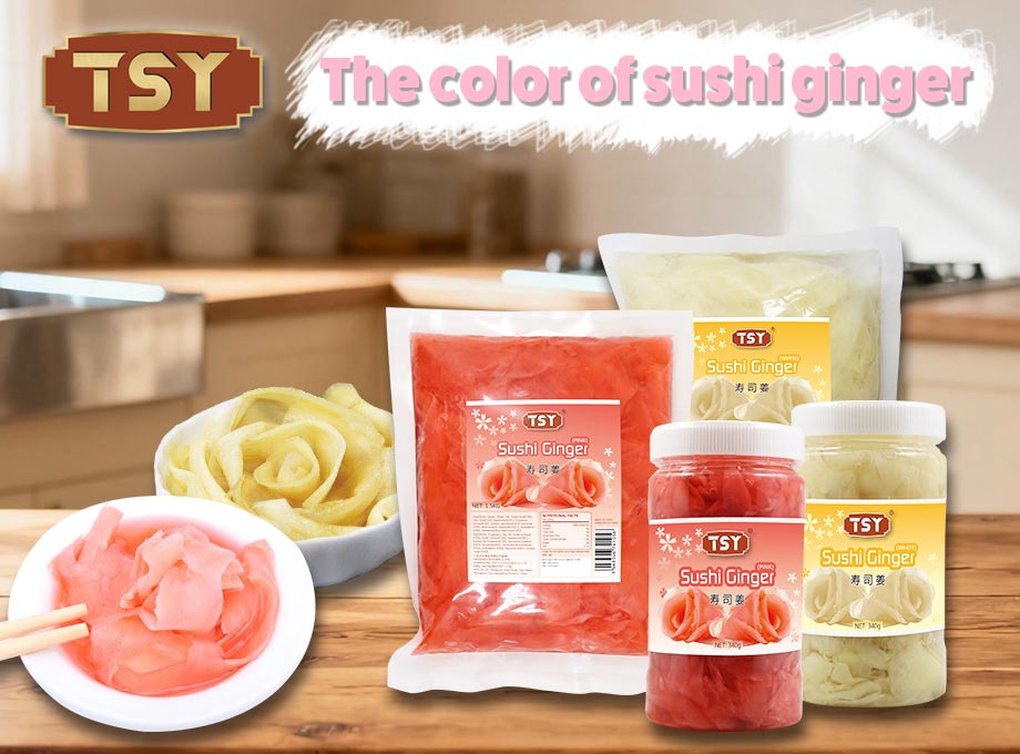 Suşi zencefil rengi