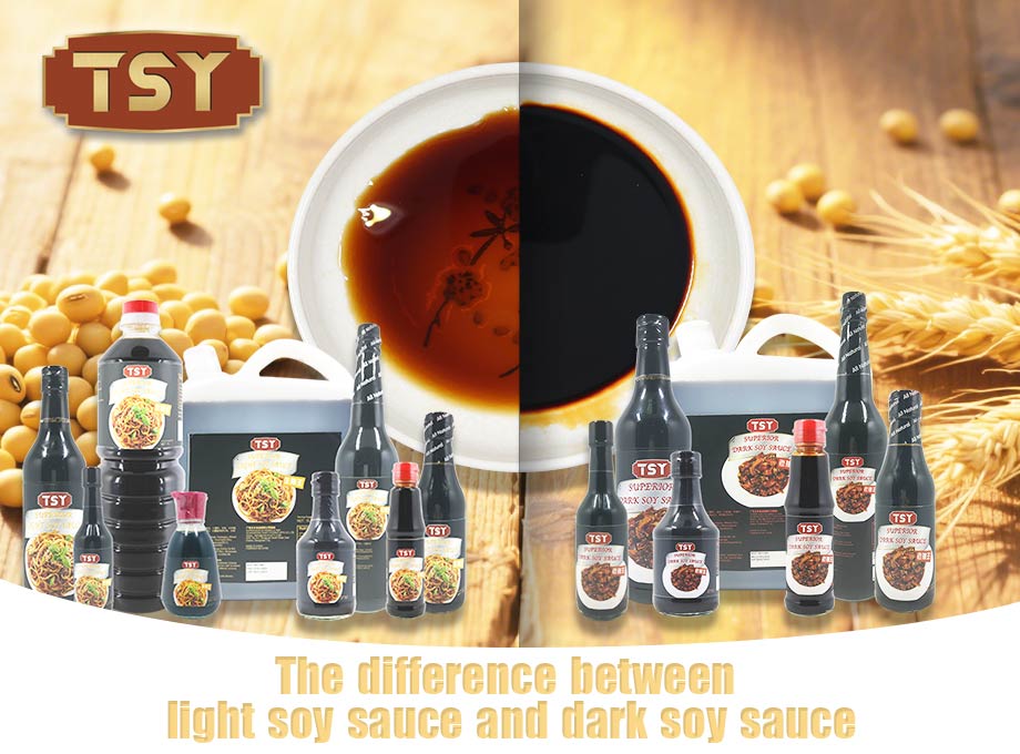 Açık soya sosu ve koyu soya sosu arasındaki fark