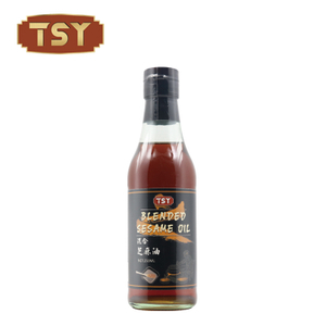 Süpermarket için 250ml Sıcak Satış Cam Şişe Yenilebilir Pişirme Harmanlanmış Susam Yağı