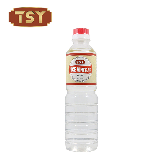 750ml şişe sıvı doğal demlenmiş ekşi beyaz pirinç sirkesi