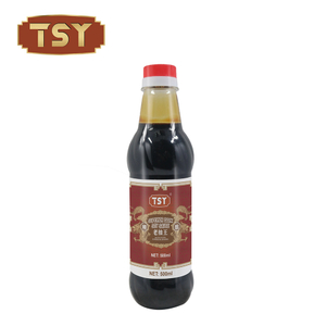 Restoran için 500 ml çin koyu soya sosu