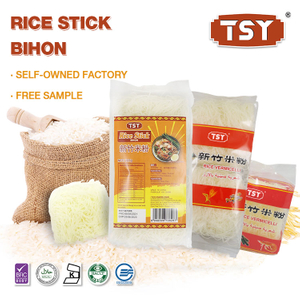 Seçkin Glutensiz Erişte Lezzetli Ev Yapımı Kızarmış Karides Pirinç Çubuğu