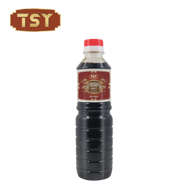 Restoran için 500ml Çin Koyu Soya Sosu