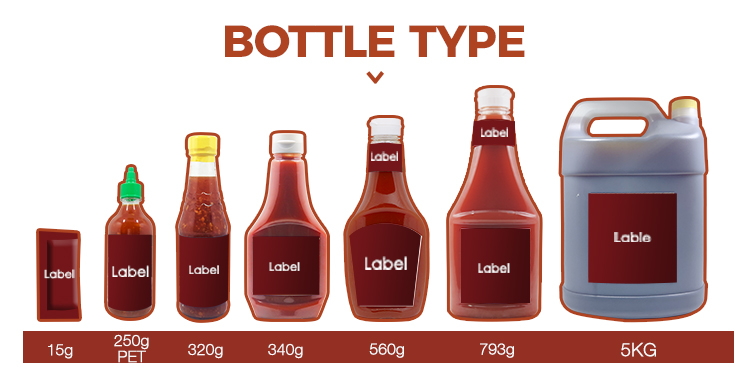 Domates Ket&ccedil;ap Şişesi Tipi