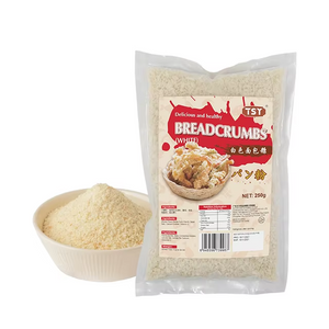 Japon 250g kurutulmuş kızartılmış kızarmış beyaz panko ekmek kırıntıları için kızarmış tavuk tempura