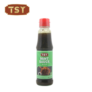 Çin yemekleri baharat 150ml cam şişe nane sosu özelleştir